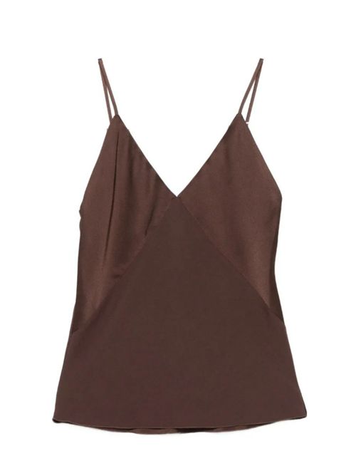 TOP IN ENVERS SATIN FORTE_FORTE | 14553_my topF49A.3093 chocolat